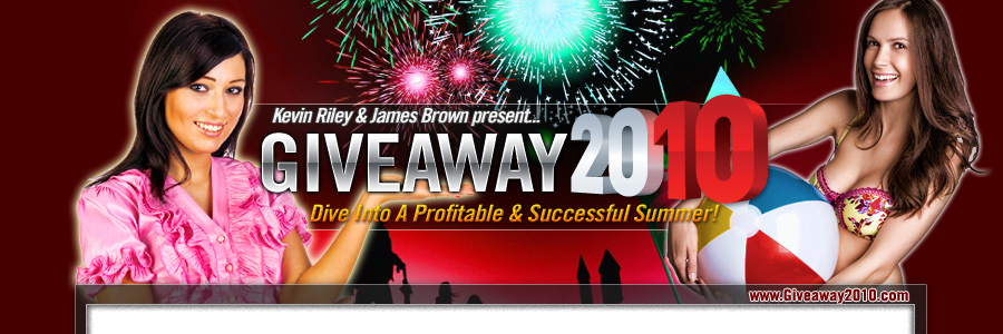Internet Giveaway 2010 | Download FREE Internet Business Building Gifts! James Brown & Kevin Riley www.giveaway2010.com